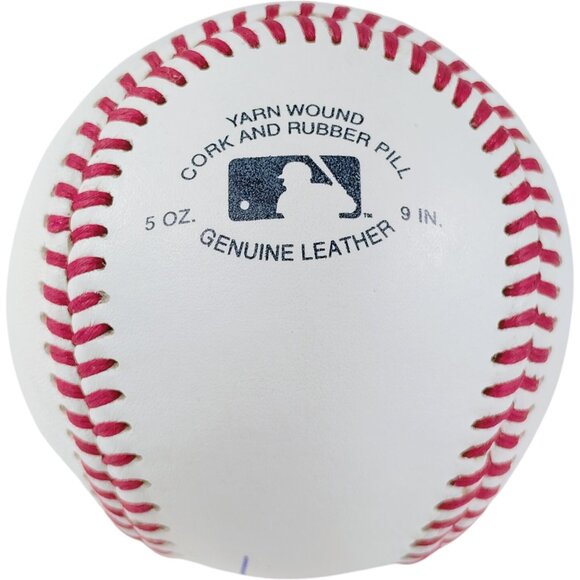 Justin Foscue Autographed Baseball Texas Rangers Proof Photo Authentic COA TX - Picture 3 of 7